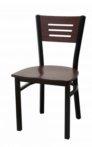Three Line Laminated Back Restaurant Chair SC455M