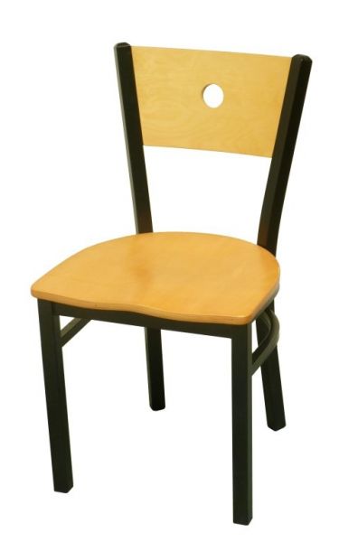 Laminated Wood Back Dining Chair SC449N