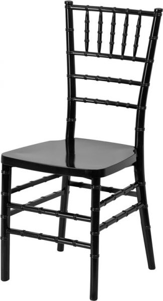 Resin Chiavari Chair in Black RCC70B
