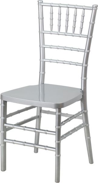 Resin Chiavari Chair in Silver RCC70S