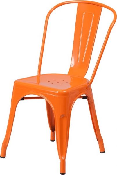 Classic Restaurant Tolix Chair in Orange Color SC781O