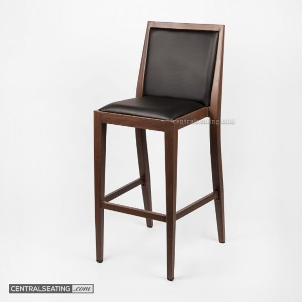 Premium Heavy-Duty Commercial Barstool with Comfortable Cushion Seat and Sleek Design