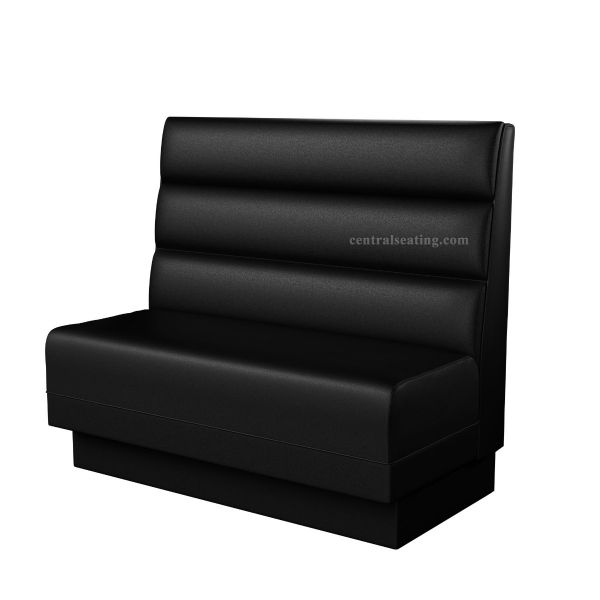 Modern Horizontal Channel Back Upholstered Booth Seating B1008