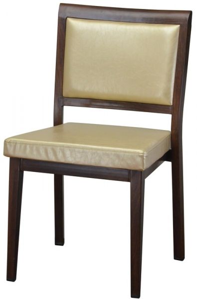 Wood Style Metal Chair in Square Shape SC420MI