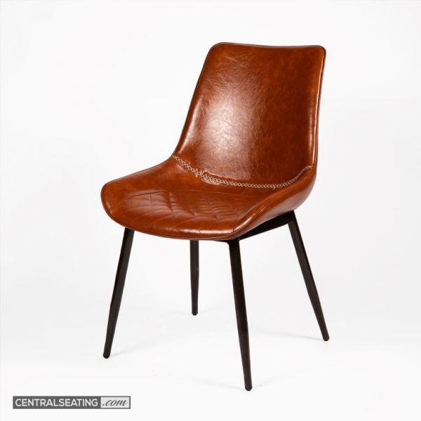 Autumn Luxe Diamond-Stitch Bistro Chair