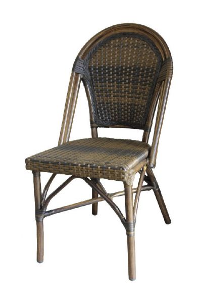Premium Aluminum Patio Chair with Rattan Wicker | Lightweight, Durable | Outdoor and Indoor Furniture