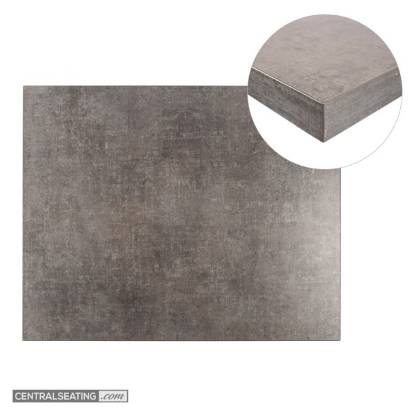 DUROlight Melamine Table Top, Silver Fabric - TLDSF