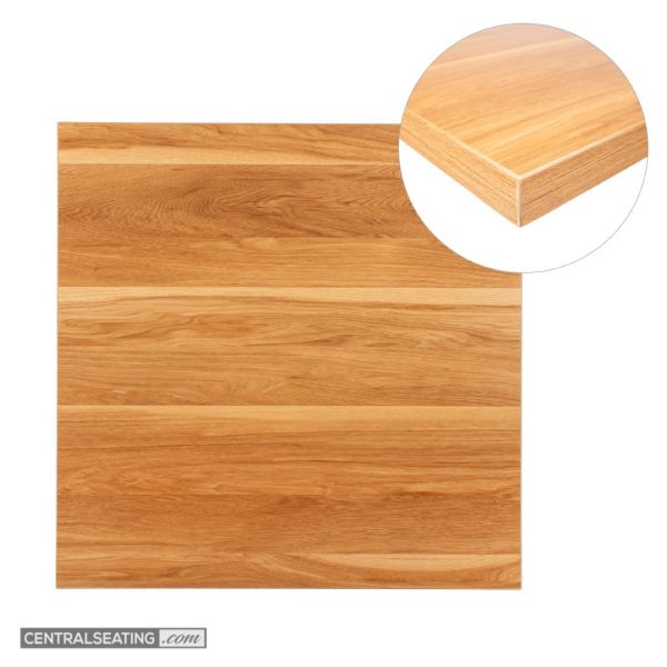Natural Color Laminated Table Top with Wood Grain - TLT53N