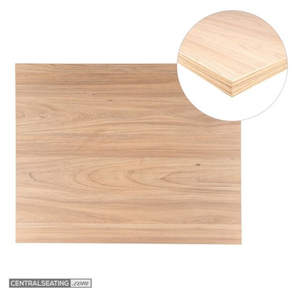 Natural High Pressure Laminated Table Top, Wood Grain Textured - TLT9-WG-GLD 