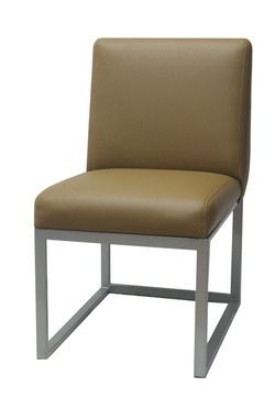 Modern Cushioned Metal Dining Chair SC550