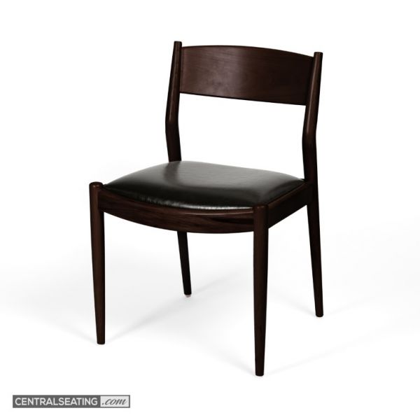 Mid-Century Modern Swedish-Inspired Beechwood Restaurant Chair