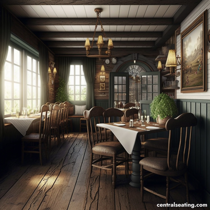 Country Farmhouse Restaurant Interior Design