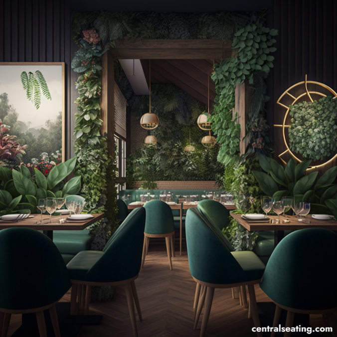 Garden Oasis Restaurant Interior Design