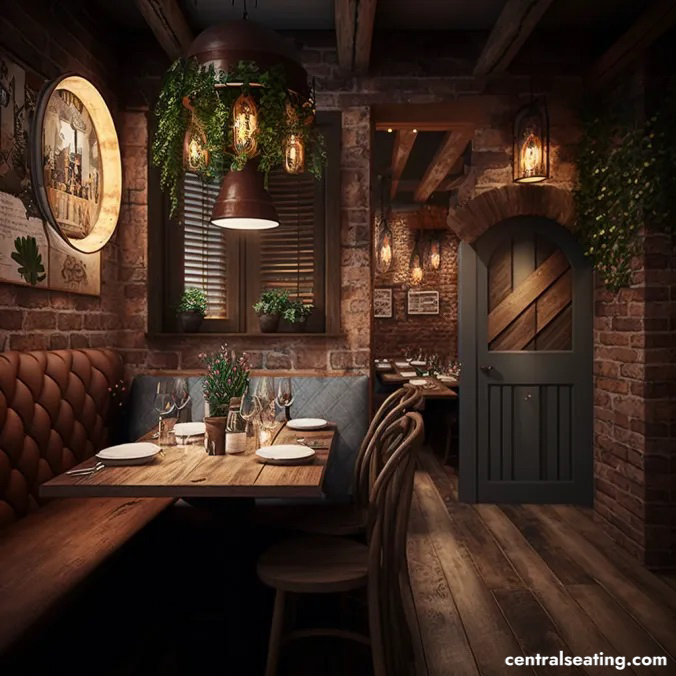 Rustic Charm Restaurant Interior Design