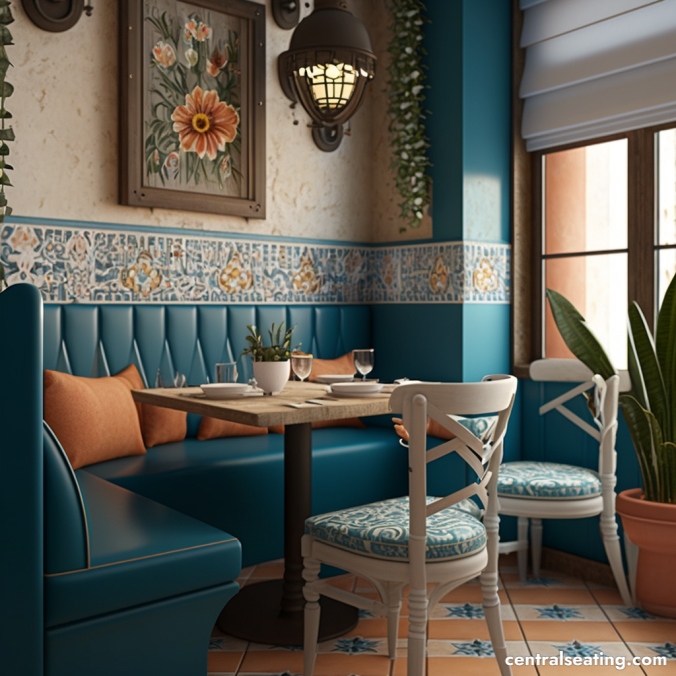 Mediterranean Flair Restaurant Interior Design