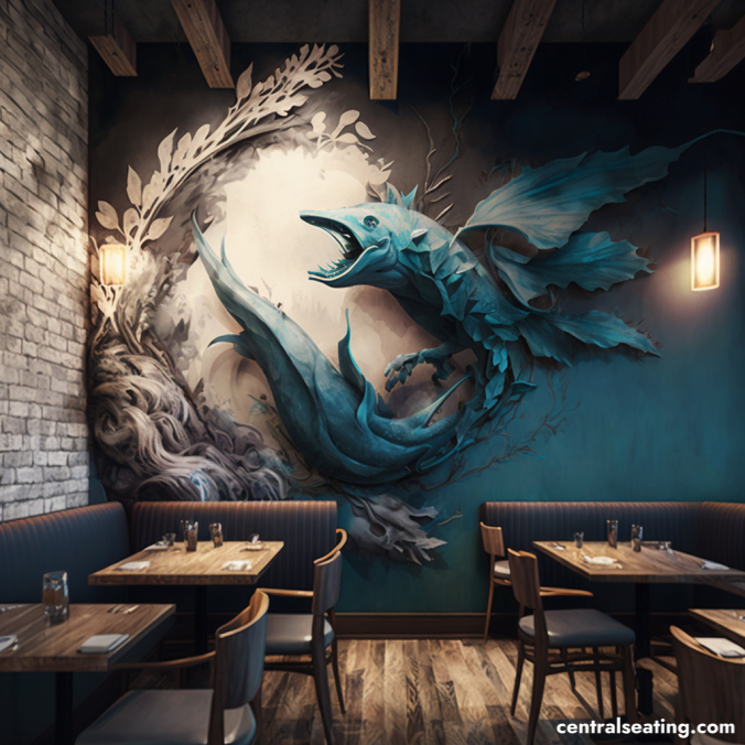 Artistic Flair  Restaurant Interior Design